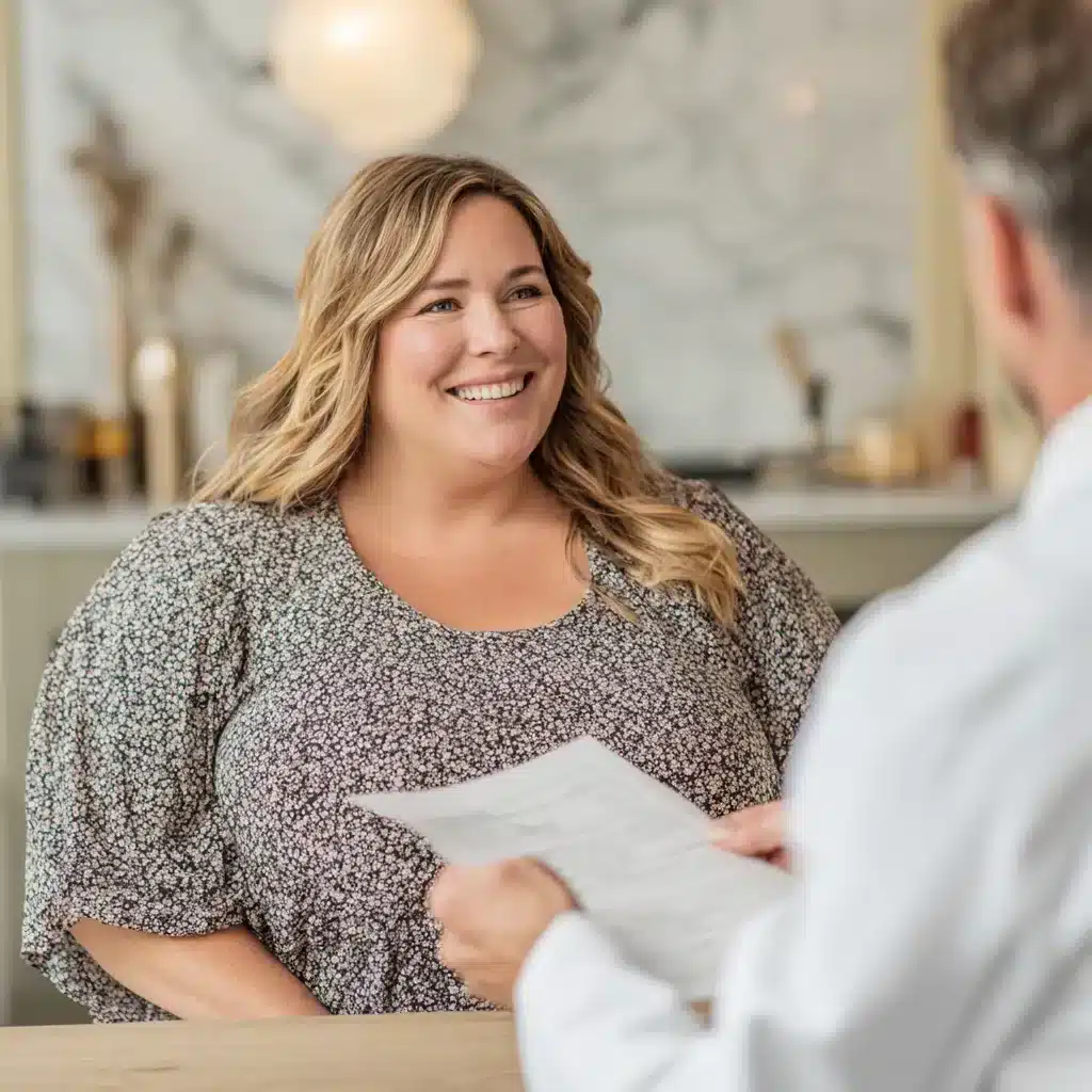 Two people talking in a comfortable setting, representing a welcome conversation about goals.